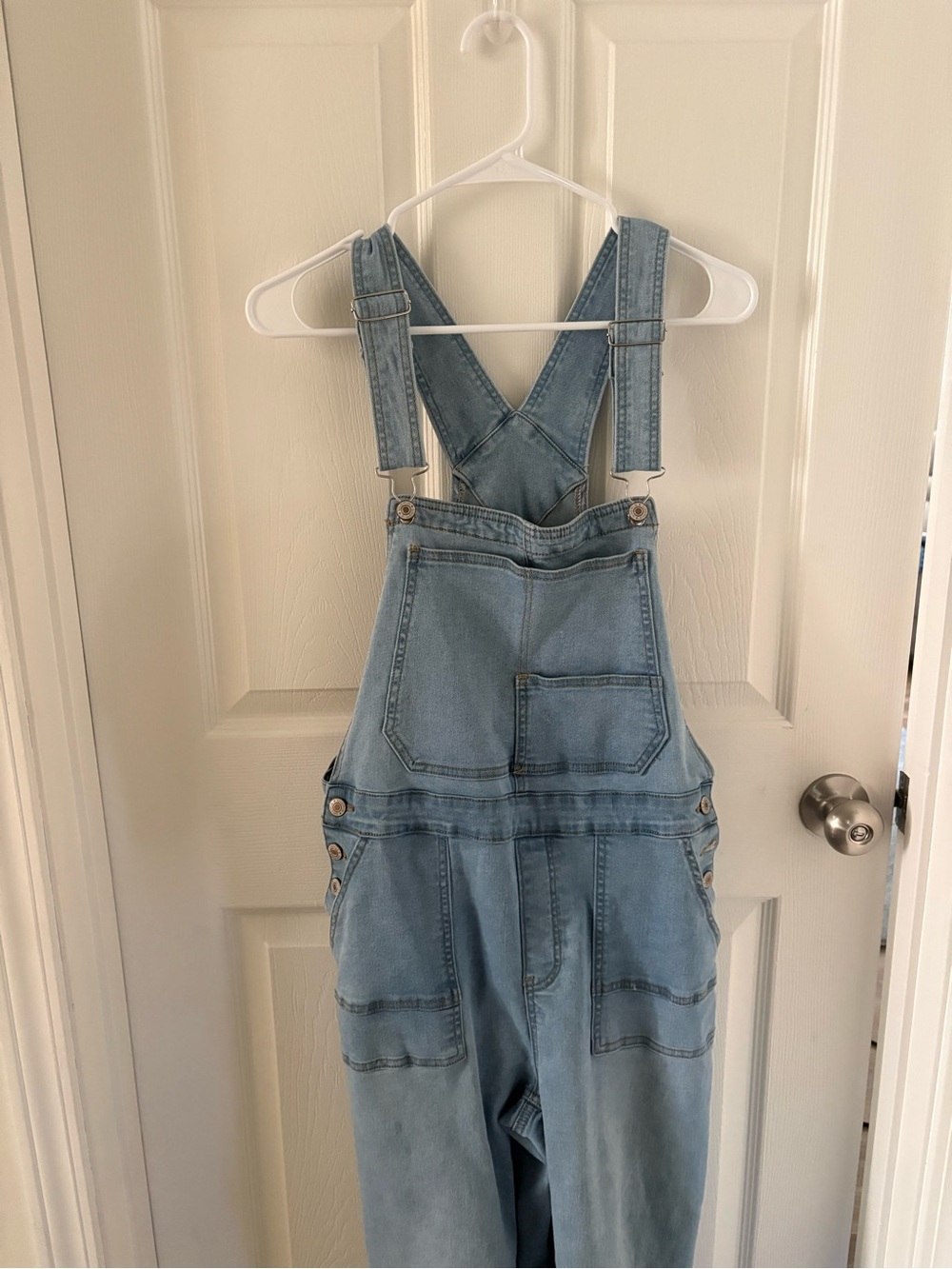 Light Wash Denim Overalls